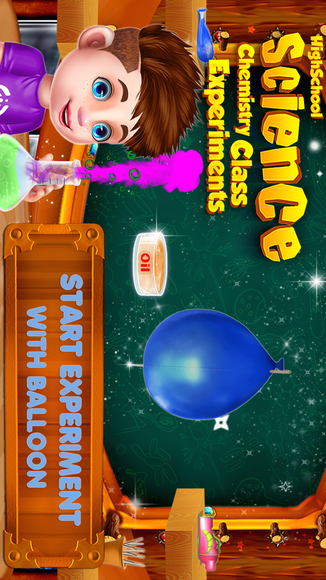 High School Science Chemistry Class Experiments App for Android New